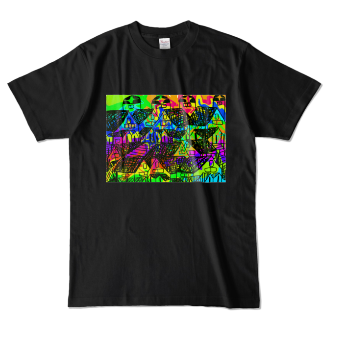 カラーTシャツ - L - ブラック (濃色)