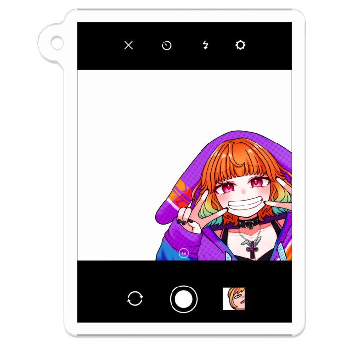 アクリルキーホルダー - 50 x 50 (mm)