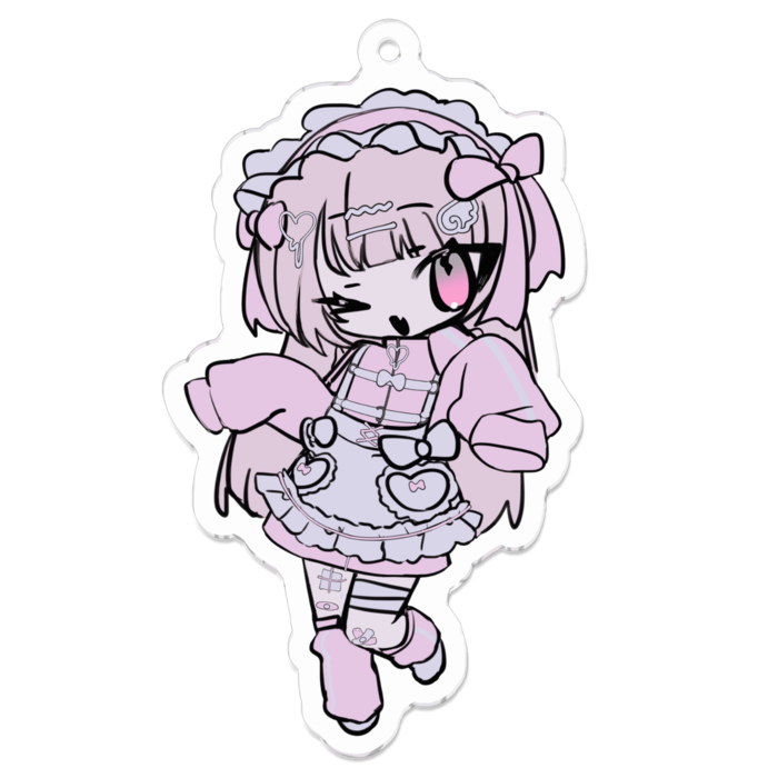 アクリルキーホルダー - 70 x 70 (mm)