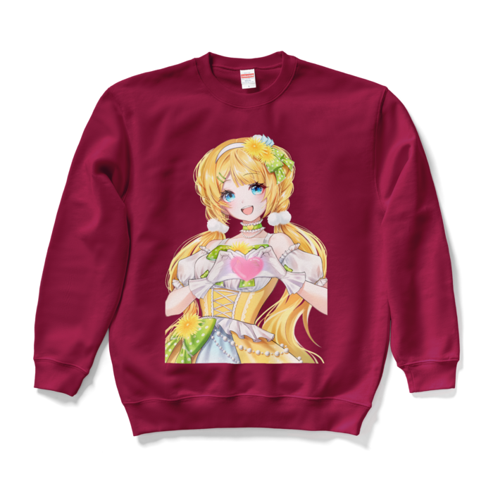 スウェット - L - バーガンディ