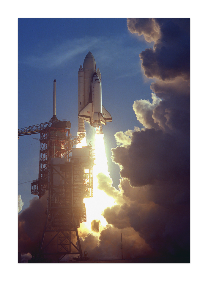 スペースシャトル コロンビア NASA許諾済み宇宙ポスター Columbia