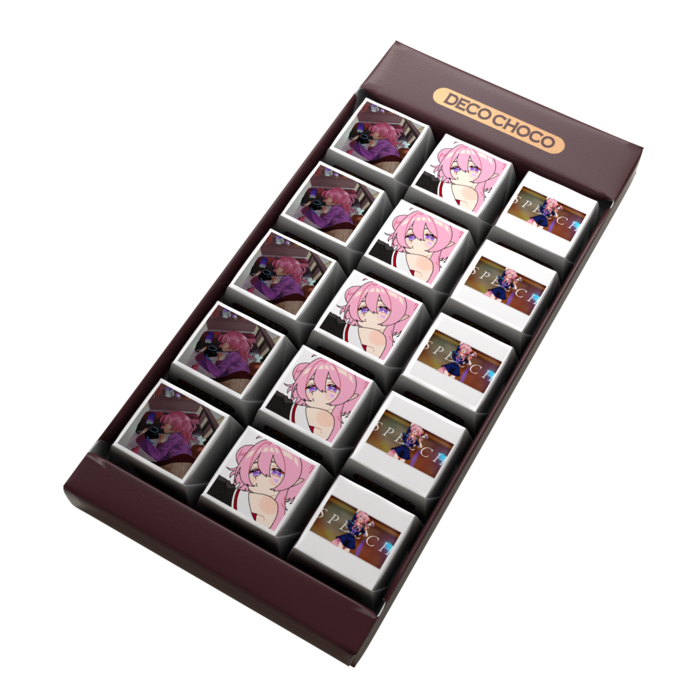 DECOチョコ - 列ごとにデザイン