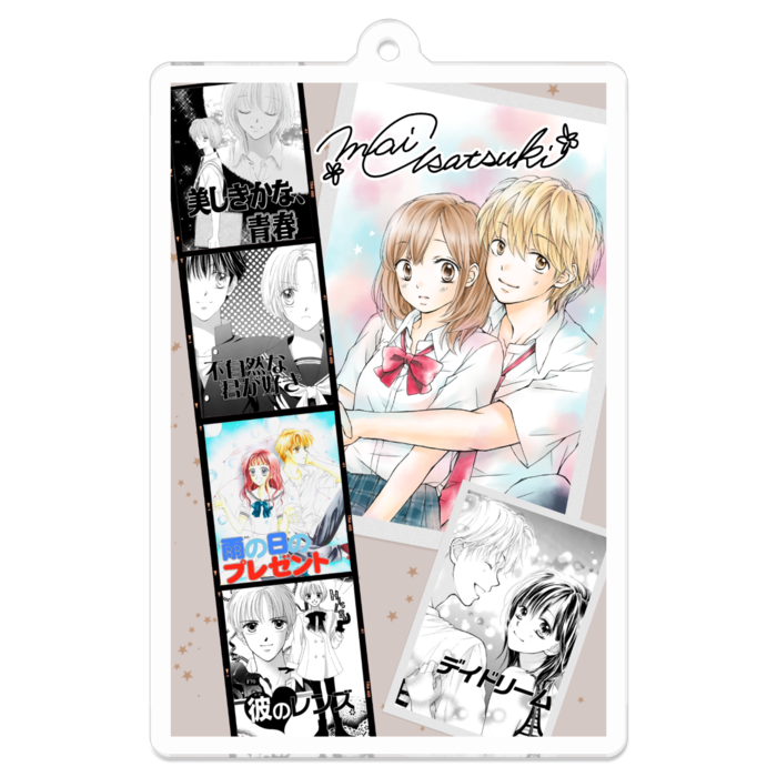 アクリルキーホルダー（コーティング） - 70 x 70 (mm)