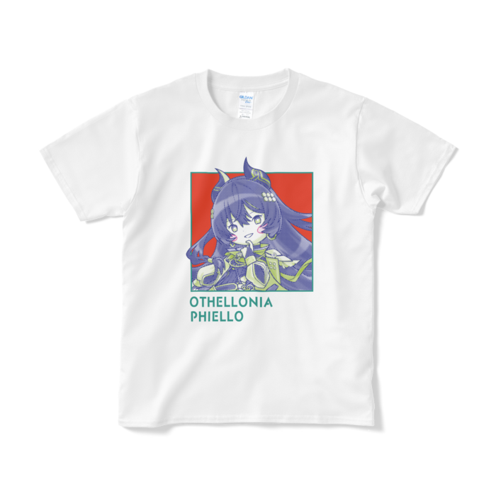 ちびキャラ「運命の輪フィーロ」デザインTシャツ（S/ホワイト）