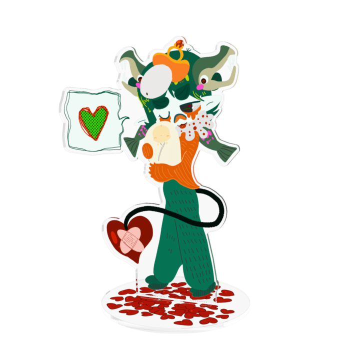 アクリルフィギュア - 160x160mm