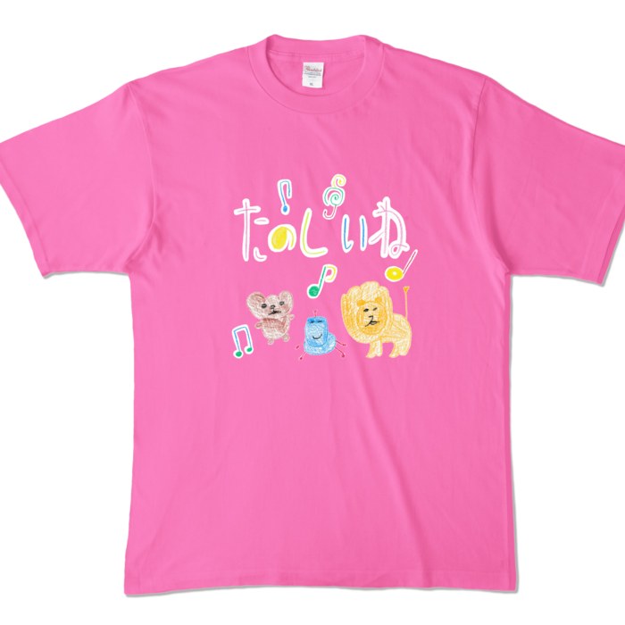 カラーTシャツ - XL - ピンク (濃色)
