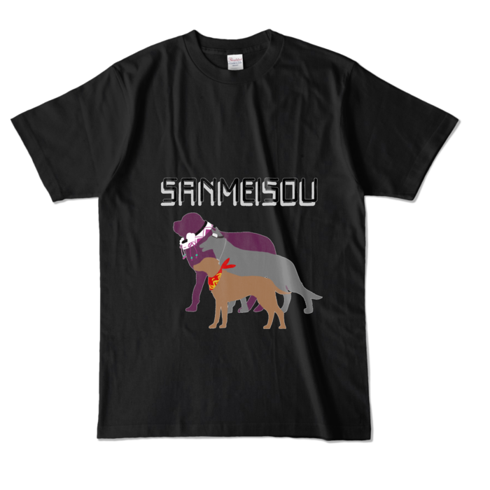 カラーTシャツ - L - ブラック (濃色)