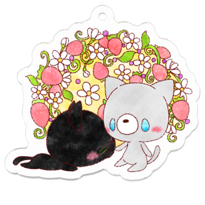 アクリルキーホルダー - 50 x 50 (mm)