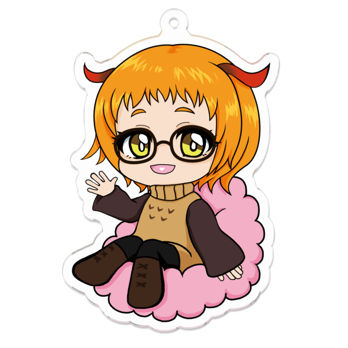 アクリルキーホルダー - 70 x 70 (mm)