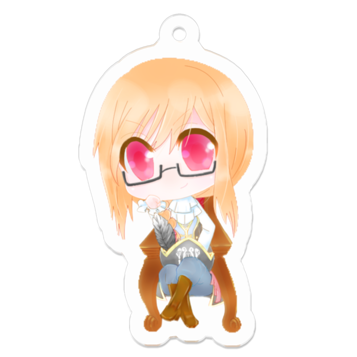 アクリルキーホルダー - 50 x 50 (mm)