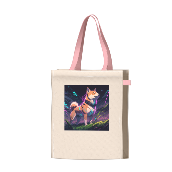 ツートンカラーバッグ - ピンク - W34 × H41 × D14cm