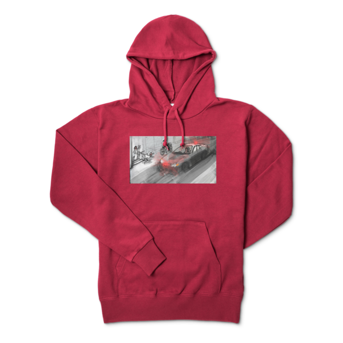 パーカー - M - バーガンディ