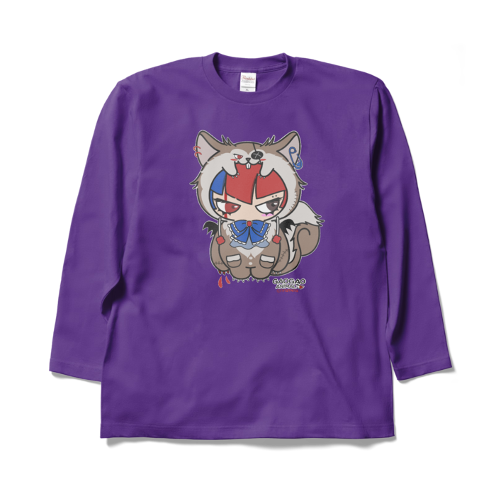 ロングスリーブTシャツ - XL - パープル