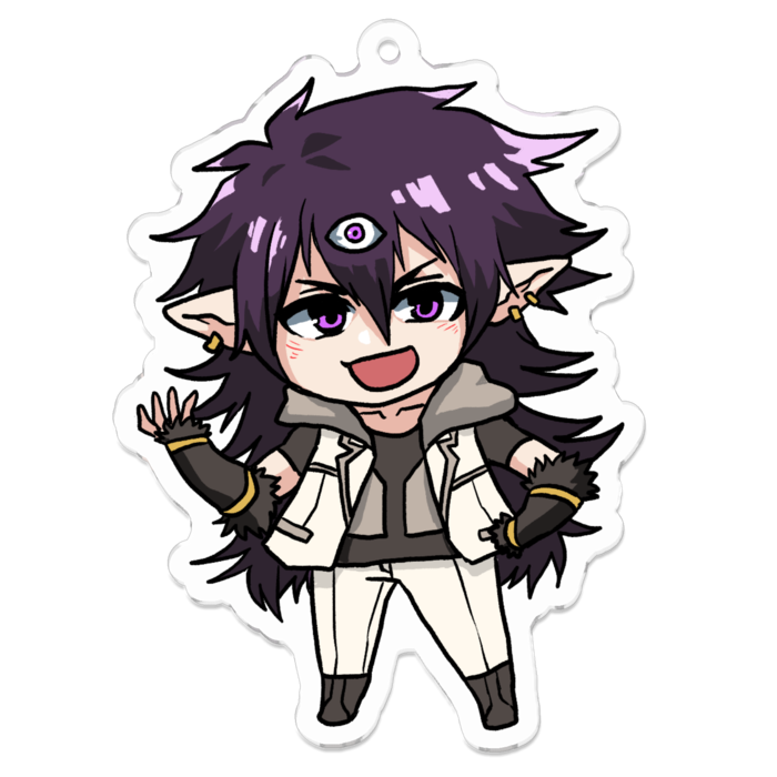 アクリルキーホルダー - 70 x 70 (mm)