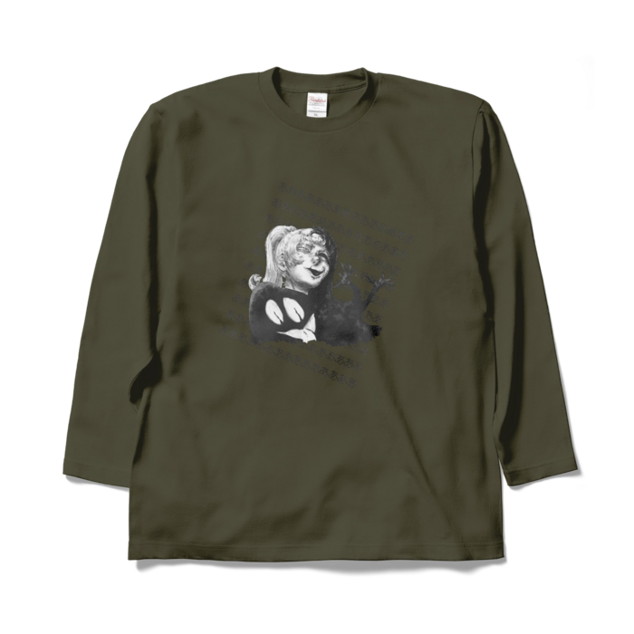 ロングスリーブTシャツ - XL - アーミーグリーン