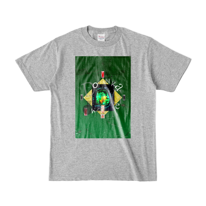 カラーTシャツ(濃色) - S - 杢グレー