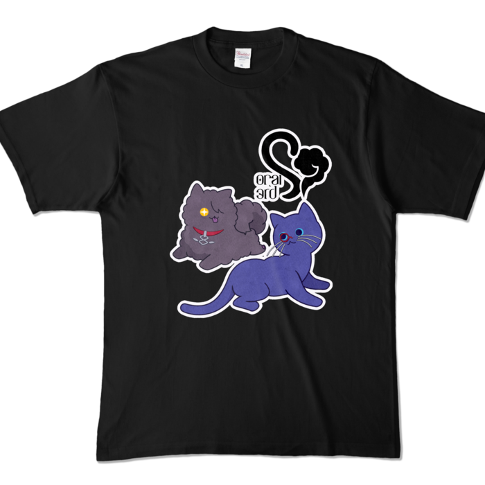 カラーTシャツ - XL - ブラック (濃色)