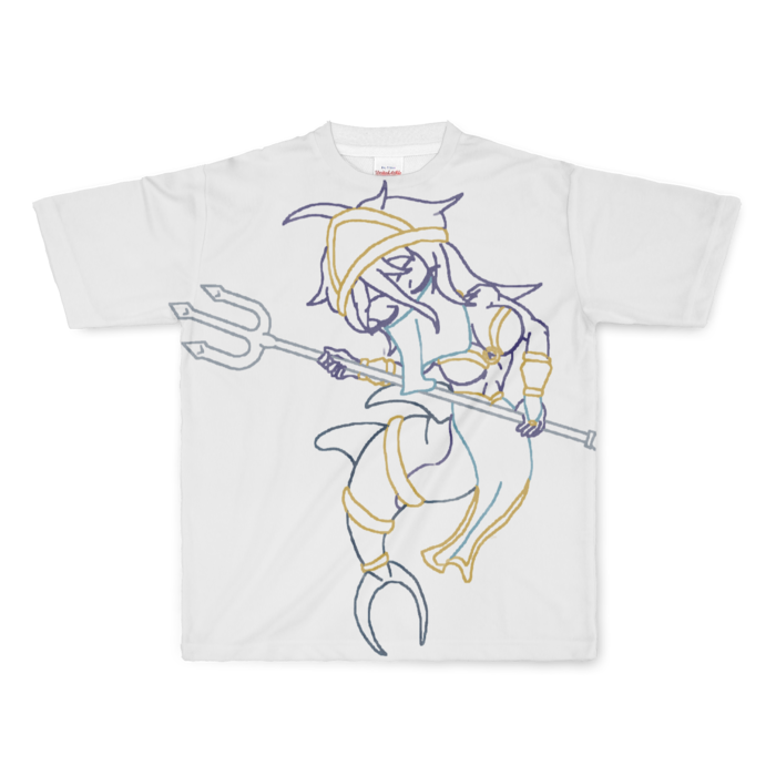 フルグラフィックTシャツ - L - 正面印刷のみ