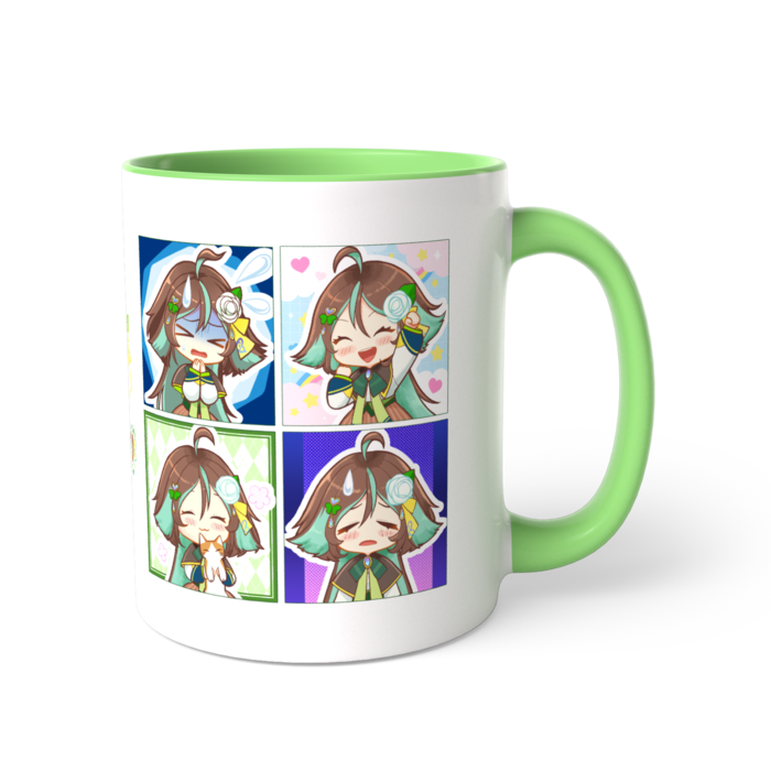 ツートンカラーマグカップ - 直径 8.2cm / 高さ 9.5cm