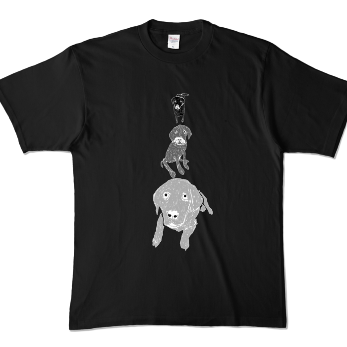 カラーTシャツ - XL - ブラック (濃色)