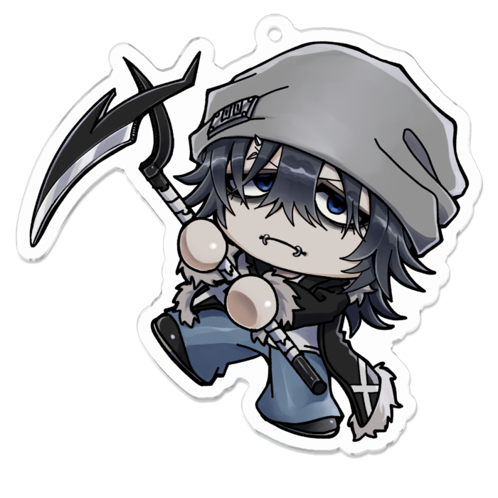 Acrylic Keychain - 70 x 70 (mm)