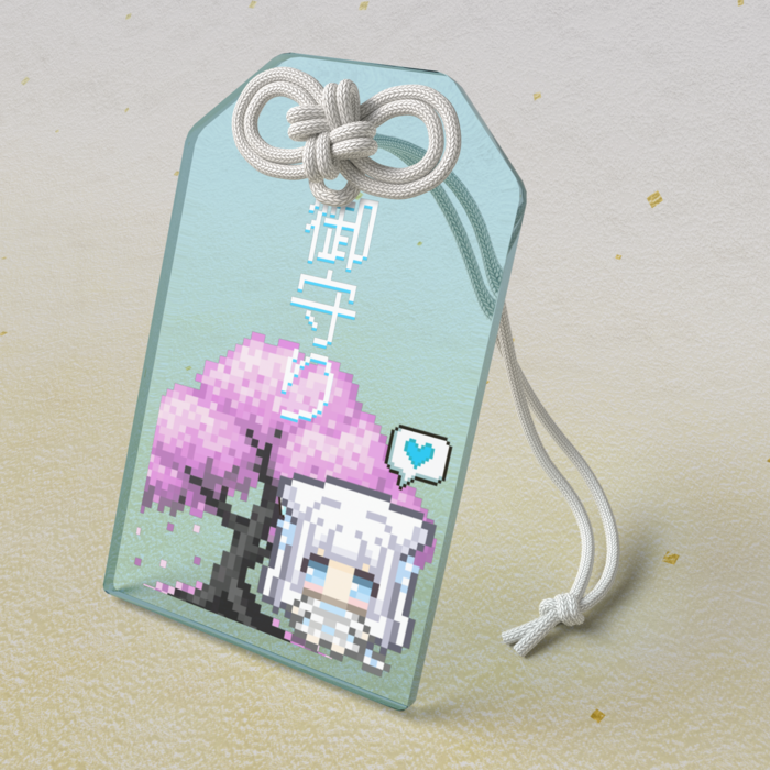 アクリルお守り - 50 × 80mm