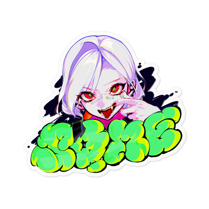 ステッカー - 100 x 100 (mm)