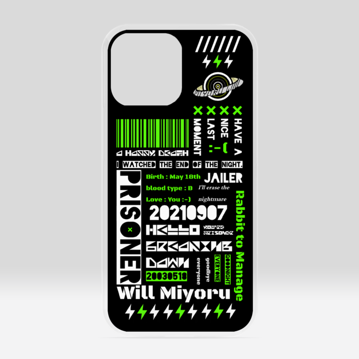 看夜ウィルiPhoneケース(Black) - iPhone 13 Pro Max