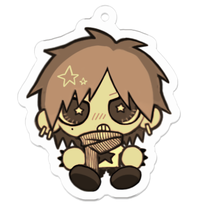 アクリルキーホルダー - 50 x 50 (mm)