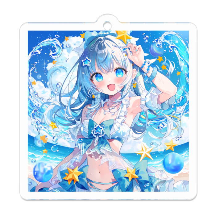 アクリルキーホルダー - W50 × 50mm 以内