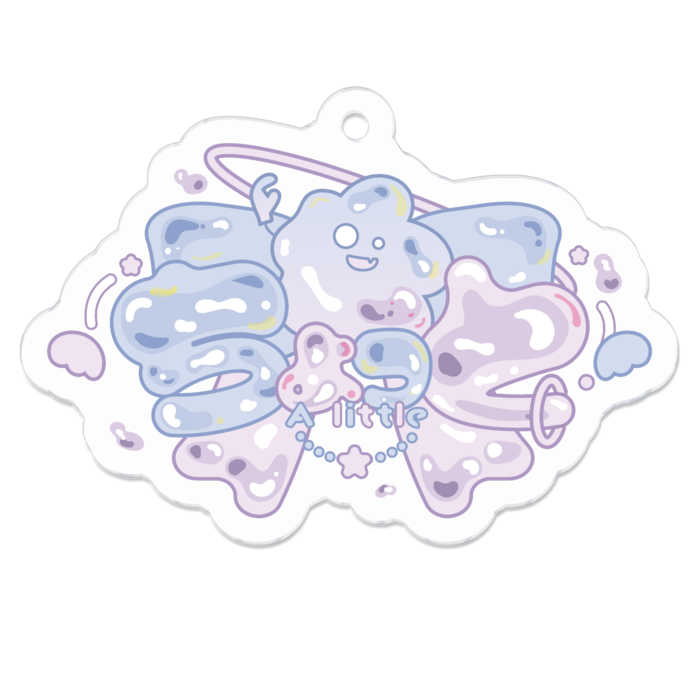 アクリルキーホルダー - 50 x 50 (mm)