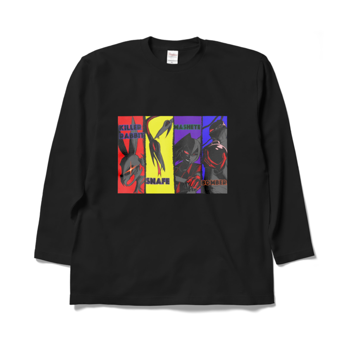 ロングスリーブTシャツ - XL - ブラック