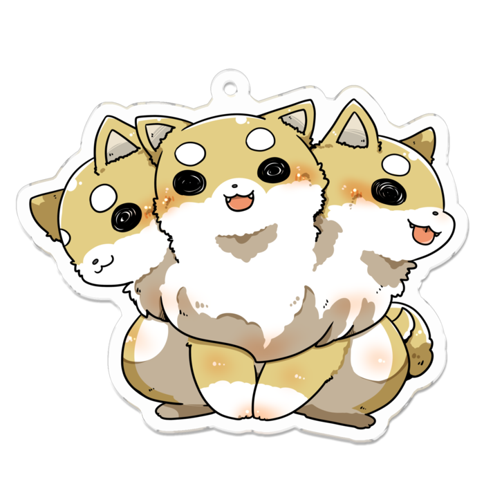 アクリルキーホルダー - 70 x 70 (mm)