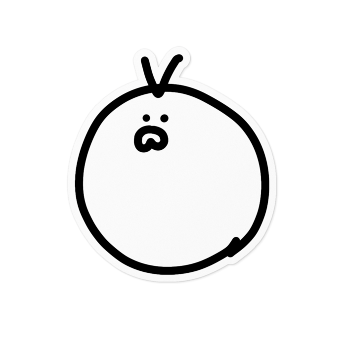 ステッカー - 100 x 100 (mm)