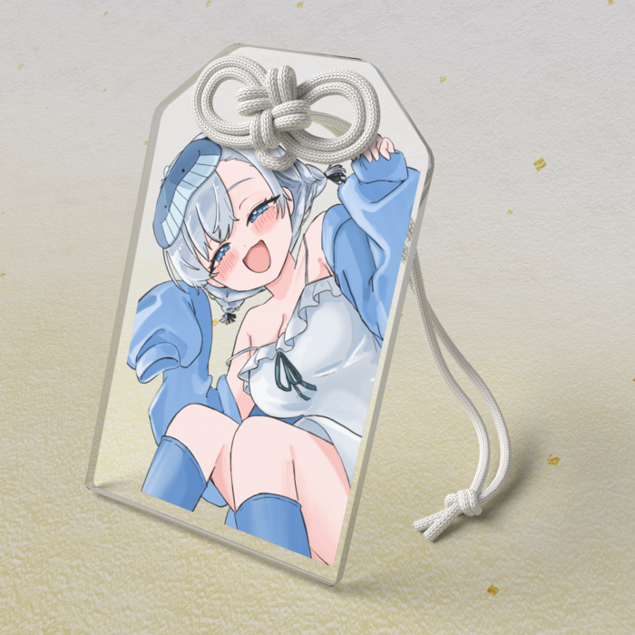 アクリルお守り - 50 × 80mm