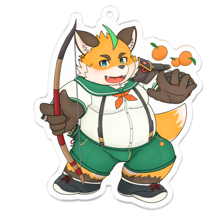 アクリルキーホルダー - 70 x 70 (mm)