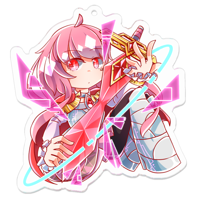 アクリルキーホルダー - 70 x 70 (mm)