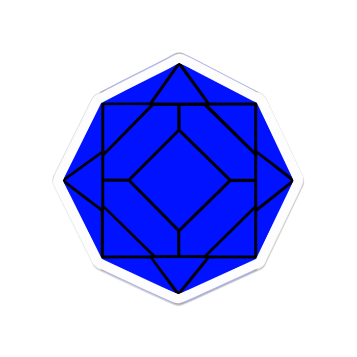 アクリルバッジ - 50 x 50 (mm)