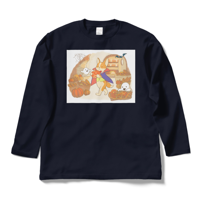 ロングスリーブTシャツ - L - ネイビー