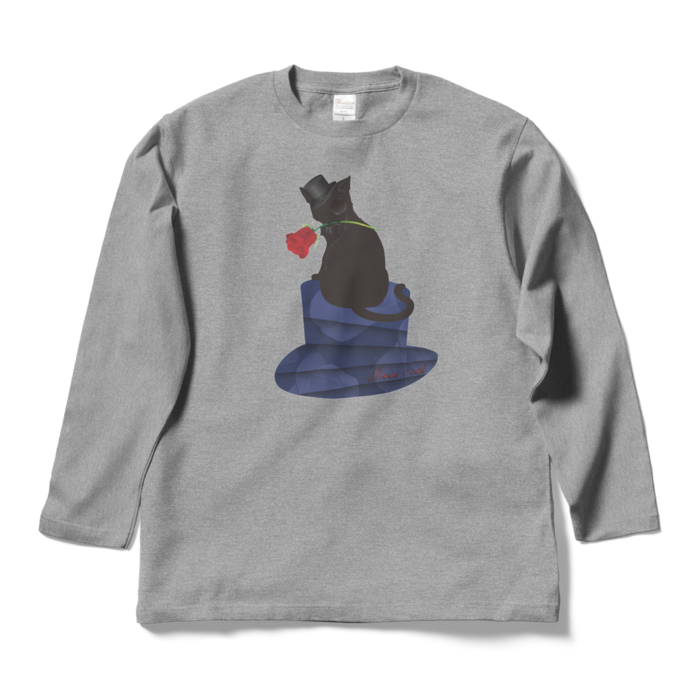 ロングスリーブTシャツ - L - 杢グレー