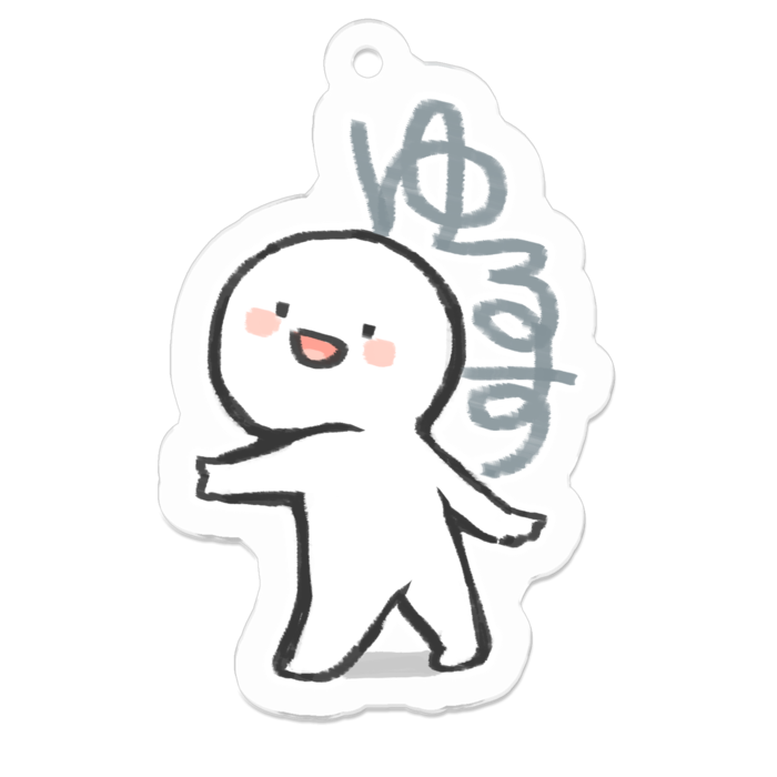 アクリルキーホルダー - 50 x 50 (mm)