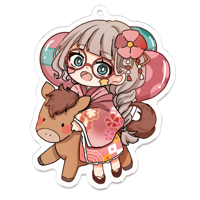 アクリルキーホルダー - 70 x 70 (mm)