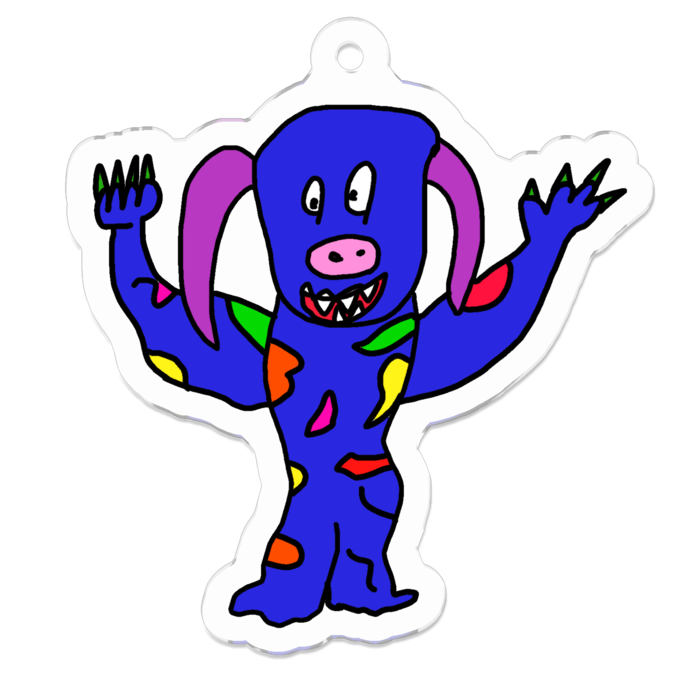 アクリルキーホルダー - 50 × 50 (mm)