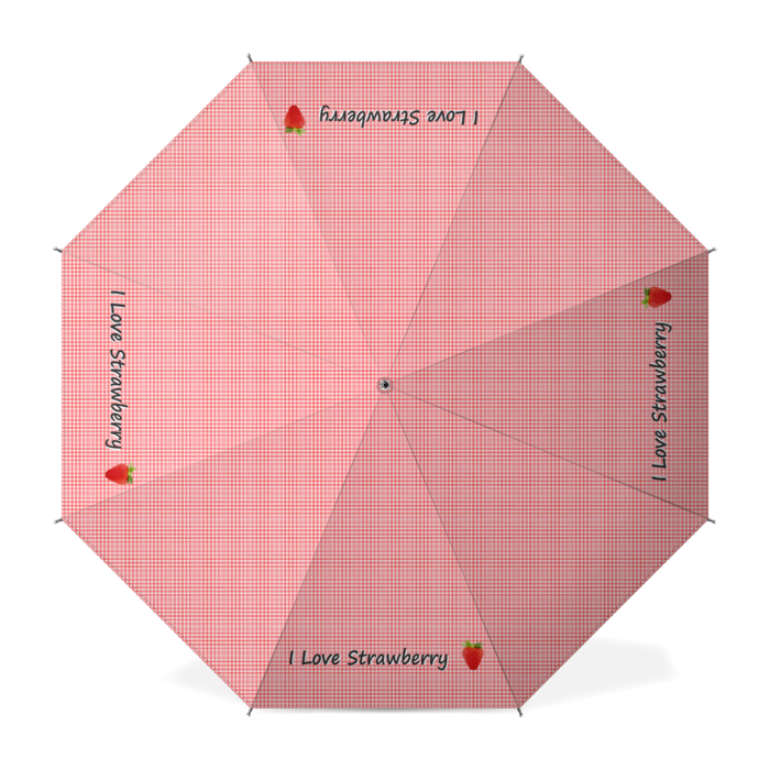 I Love Strawberry傘 Appleorange Booth