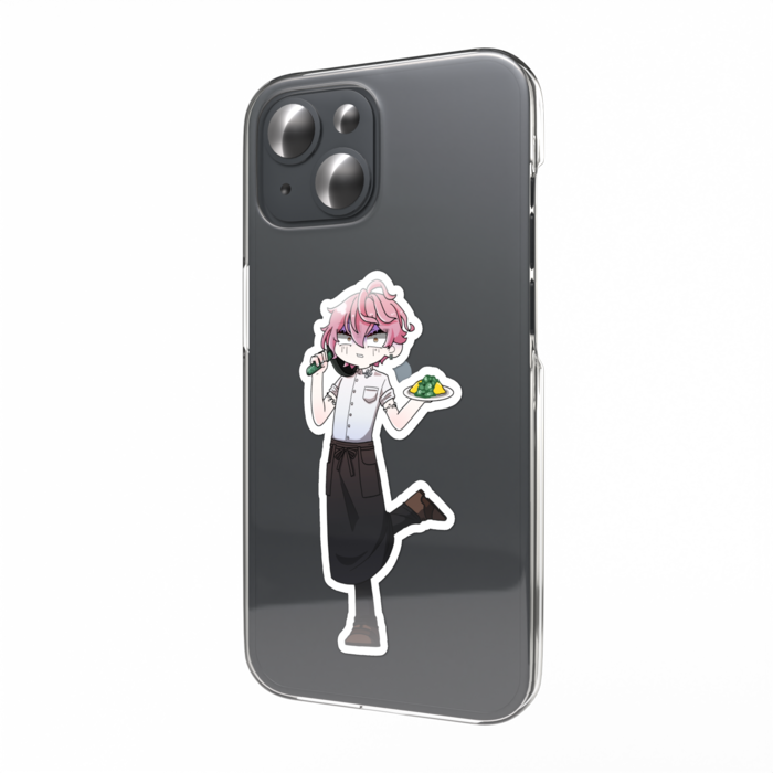 スマホステッカー / 怯え眼鏡なし