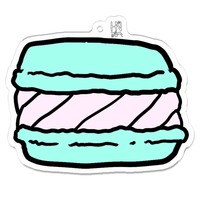 アクリルキーホルダー（コーティング） - 70 x 70 (mm)