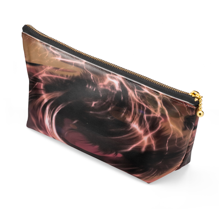 ポーチ - 長さ21.5cm / 高さ10cm - ブラック