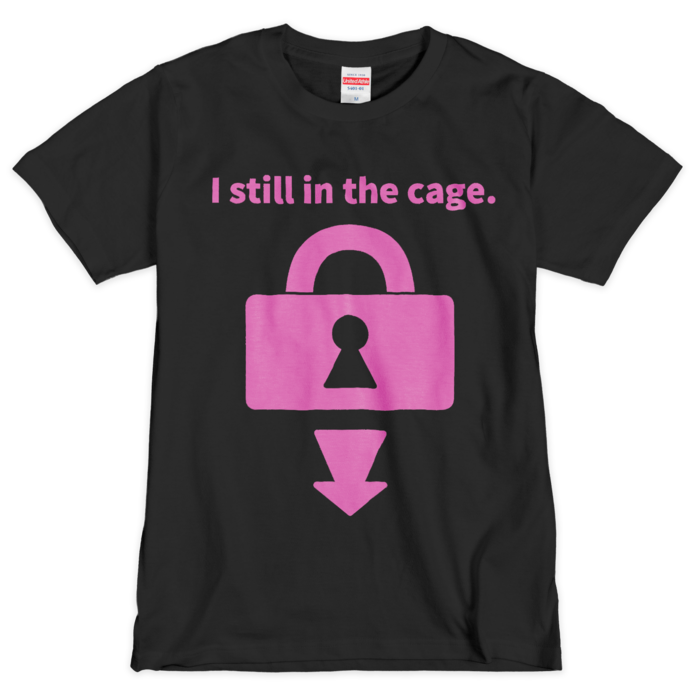 シルクスクリーン -ブラック＆ピンク- Mサイズ