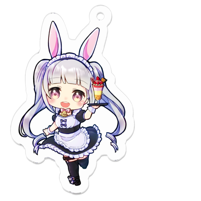 アクリルキーホルダー（コーティング） - 50 x 50 (mm)