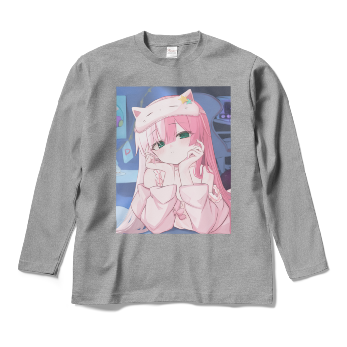 ロングスリーブTシャツ - M - 杢グレー